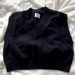 Sunday best navy blue vest in XXS.